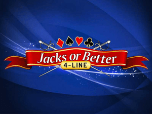Banner of Jacks or Better video poker game