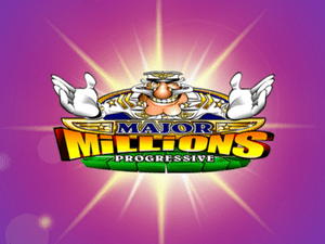 Banner of Major Millions Progressive slot game