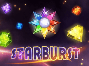 Banner of Starburst slot game