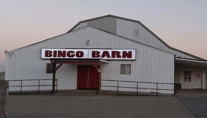 Bingo Barn outside