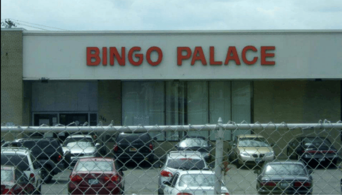 The Bingo Palace outside
