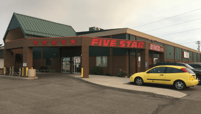 Five Star Bingo and Pub outside