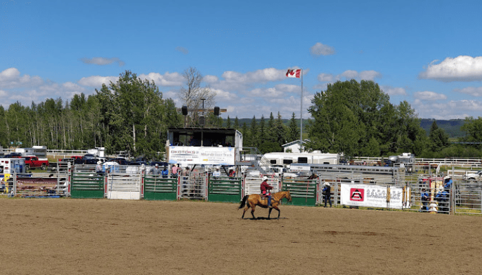 Millarville Racetrack outside