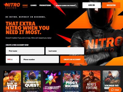 Nitro Casino website