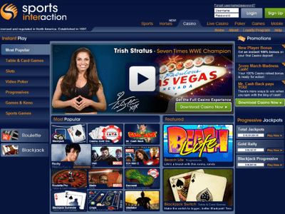 Sports Interaction website