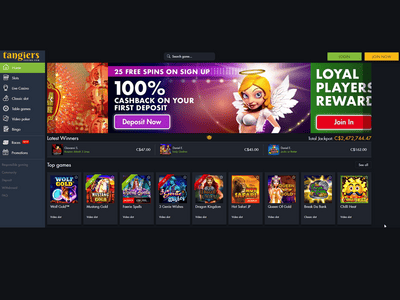 Tangiers Casino website