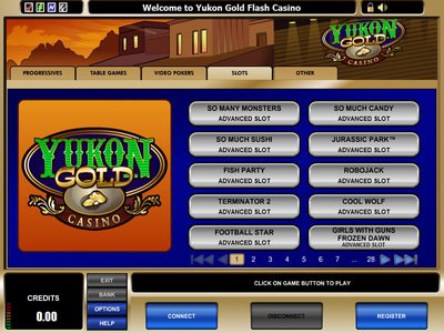 Yukon Gold Casino website