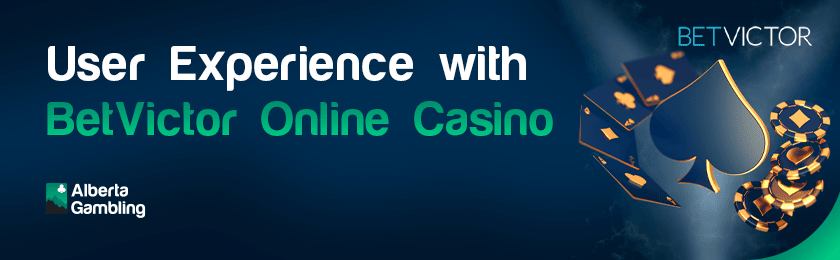 A deck of card and casino chips for experiencing excellence with BetVictor online casino