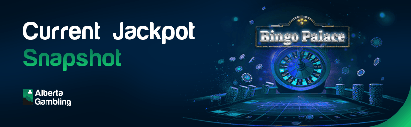 A big roulette machine and a lot of casino chips for current jackpot snapshot