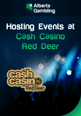 Some people are enjoying an extraordinary event at Cash Casino Red Deer