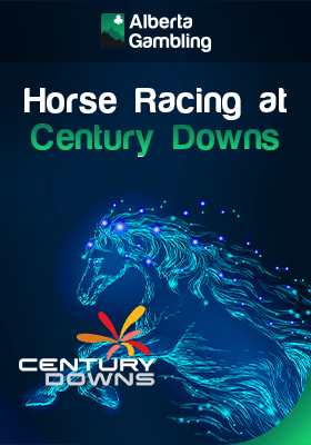 A glowing horse for horse racing at Century Downs