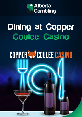 Cutlery and crockery with some fine wine for dine in style at Copper Coulee Casino