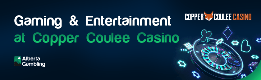 A roulette machine and some gaming items for gaming and entertainment at Copper Coulee Casino