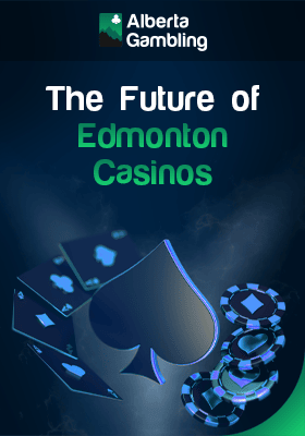 Playing cards, gaming chips and a spade for the future of Edmonton casinos