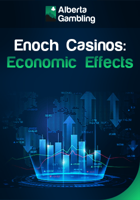 Some infographic bars and charts for economic effects Enoch casinos