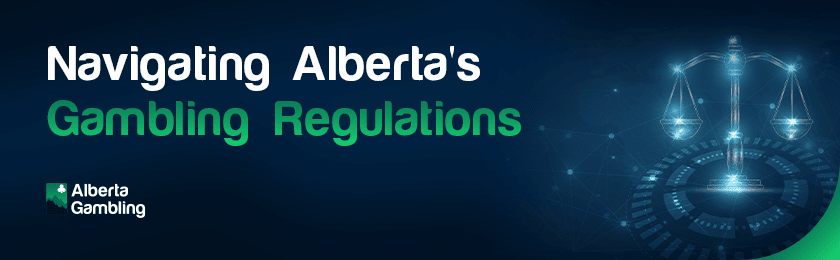 Scale as a symbol for gambling regulations in Alberta