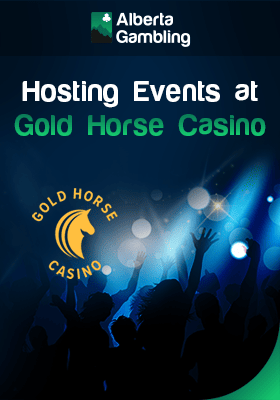 Some people are cheering at an event for hosting events at Gold Horse Casino
