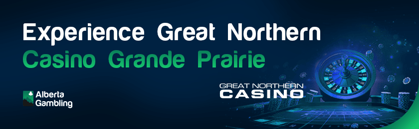 A roulette machine and some dice for experiencing Great Northern Casino Grande Prairie