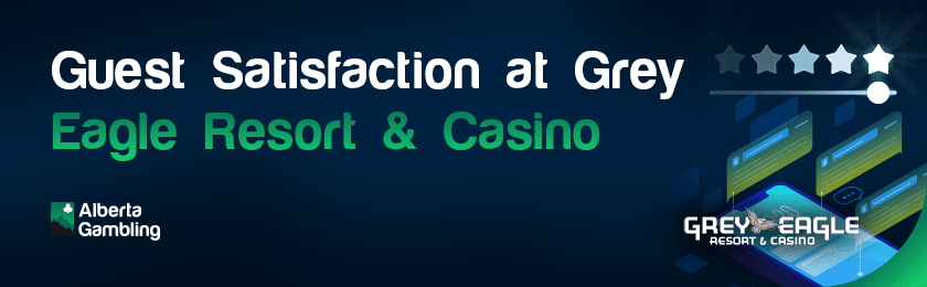 Some reviews and ratings popped up for guest satisfaction at Grey Eagle Resort & Casino
