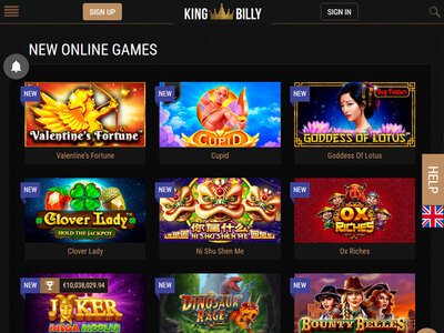 King Billy website