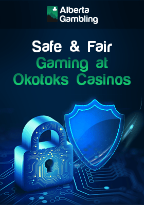 A lock and a security shield for safe & fair gaming at Okotoks Casinos