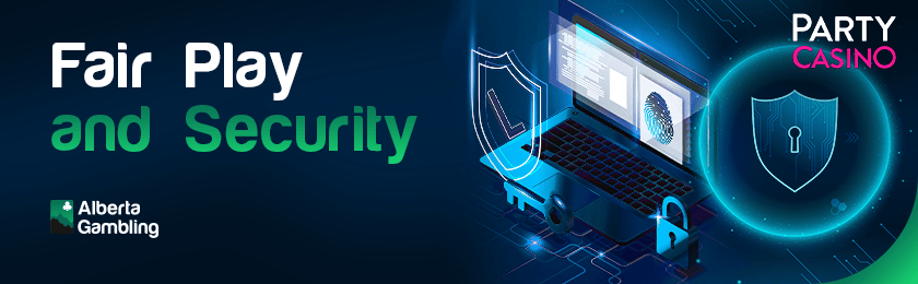 A laptop with some security features for fair play and security