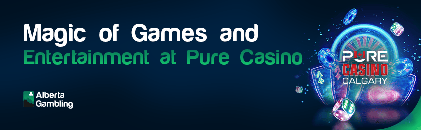 Some casino gaming items for the magic of games and entertainment at Pure Casino
