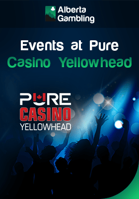 Some people are enjoying an event at Pure Casino Yellowhead