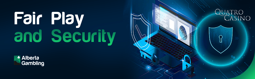 A laptop with some security features for fair play and security