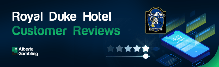 Some star ratings and comments on a mobile phone for customers reviews of Royal Duke Hotel