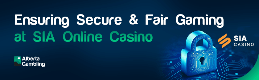 A futuristic lock for security and fair gaming at SIA online casino