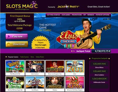 Slots Magic Casino website