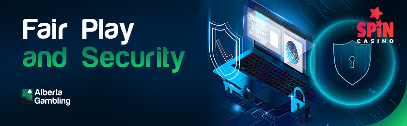 A laptop with some security features for fair play and security