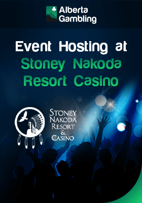 Some people are cheering at an event for memorable events at Stoney Nakoda Resort Casino