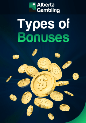 A pile of gold coins for different types of betting bonuses & promotions